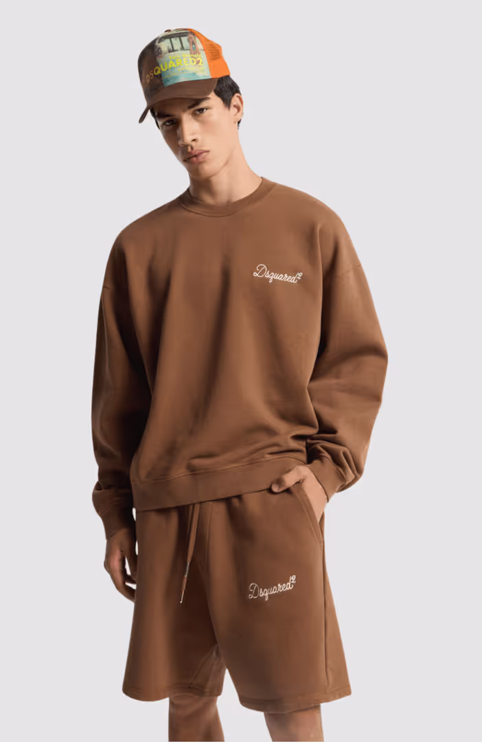 D2 Signature Relax Fit Crewneck