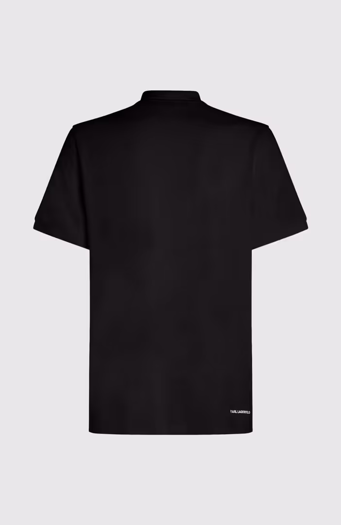 Elongated Logo Pique Ss Polo