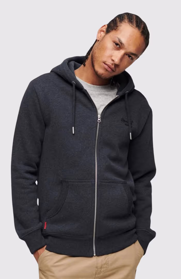 Essential Logo Zip Hoodie Ub
