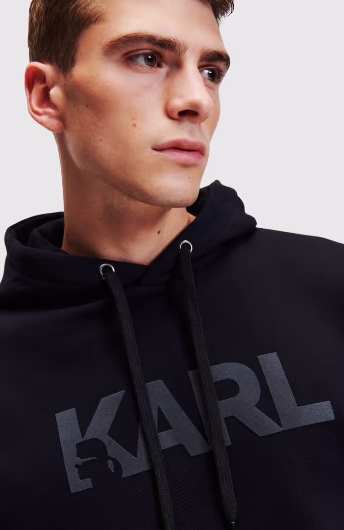 Flock Logo Hoodie