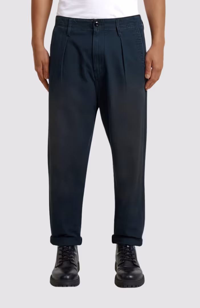 Pleated Chino Relaxed Tapered