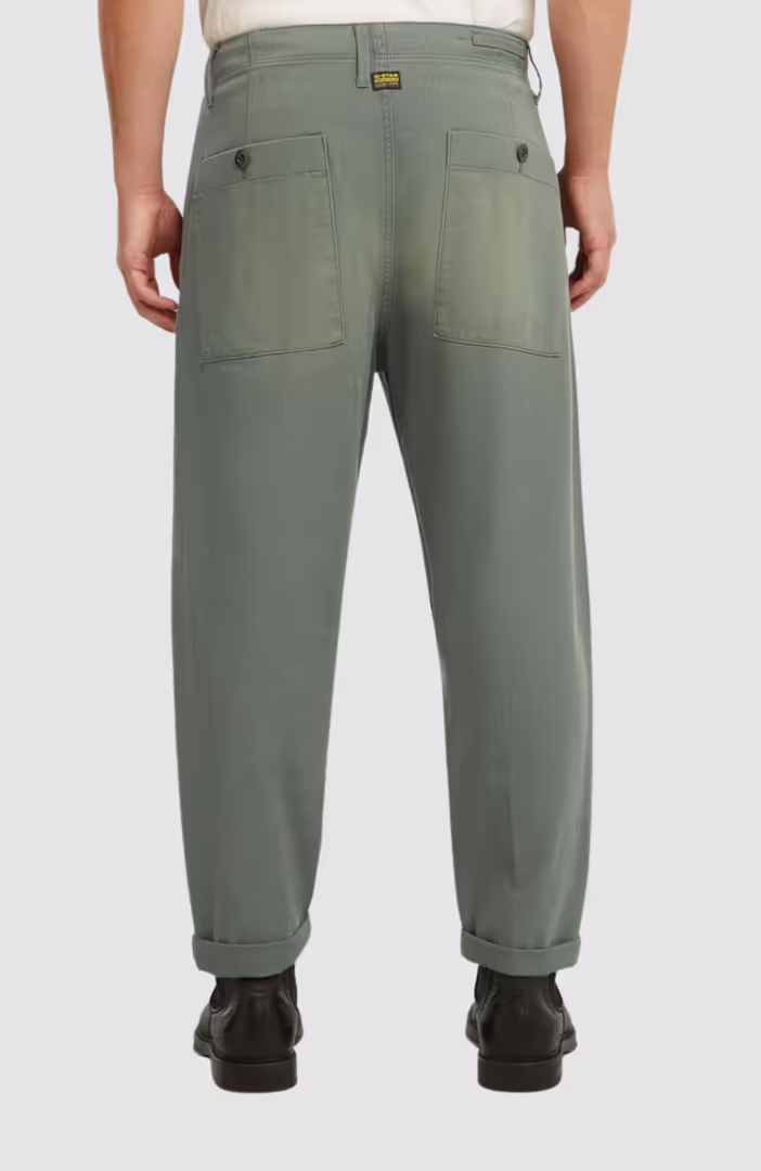 Pleated Chino Relaxed Tapered