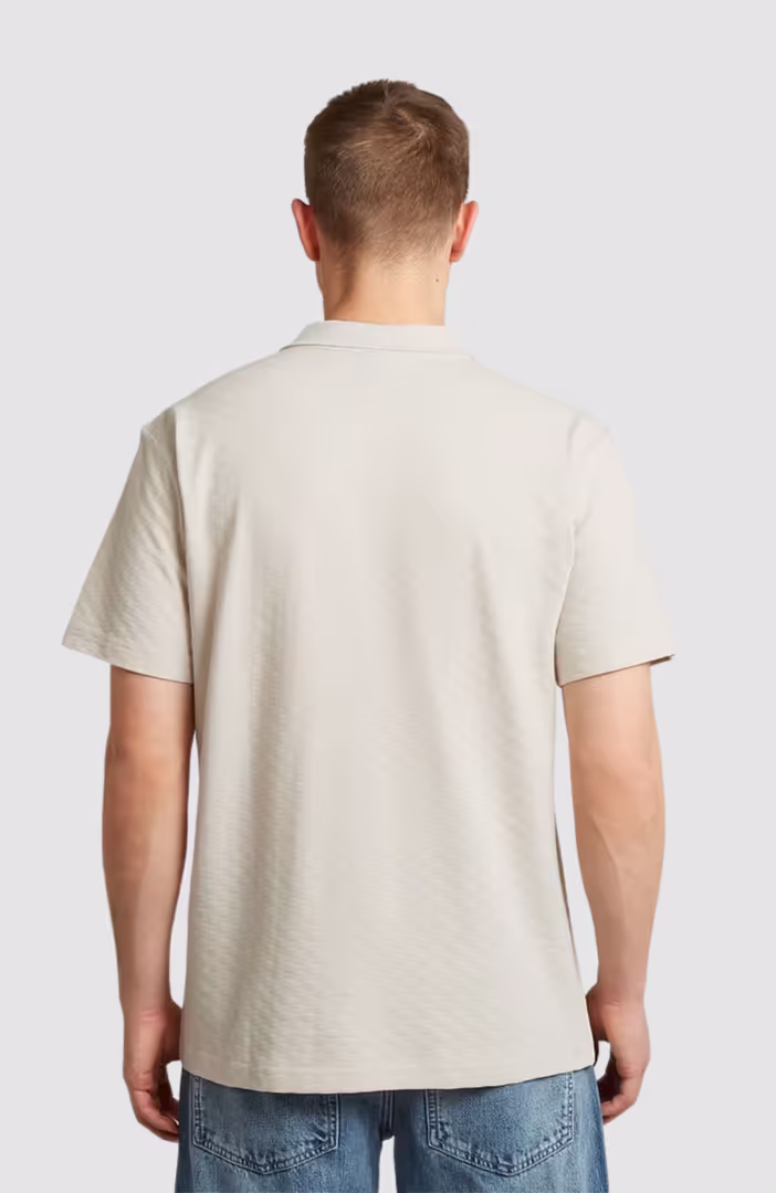 Core regular jacquard polo s\s