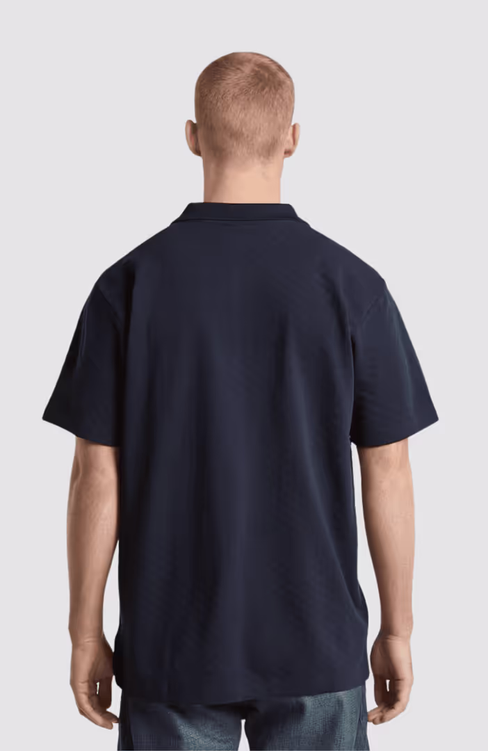 Core regular jacquard polo s\s