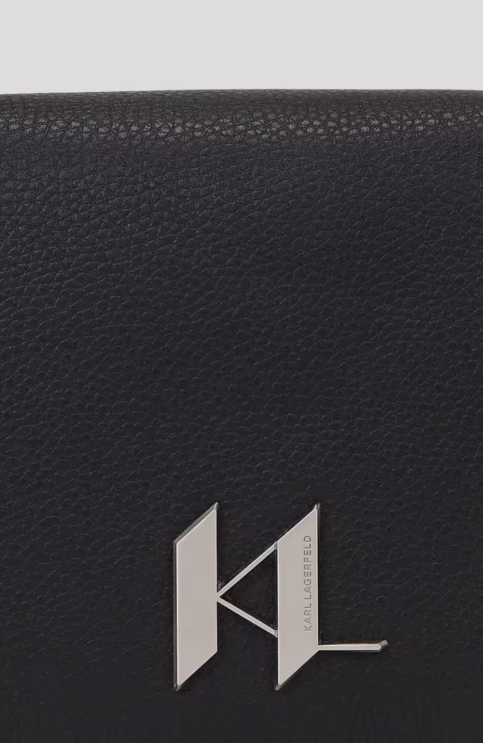 K/Plak Leather Canvas Messengr