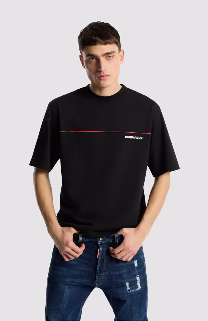 Dsquared2 Tape Loose Fit T-Shirt