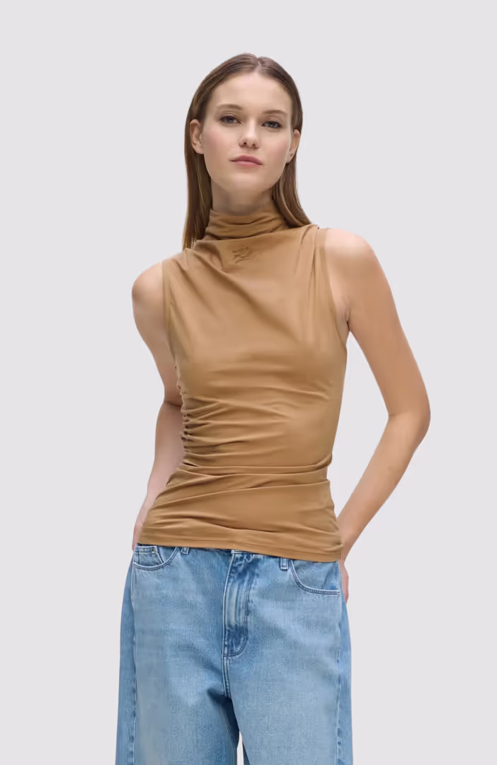 Mock Neck Tank Top