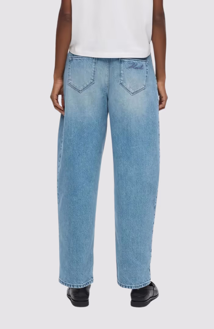 Barrel Denim Pants