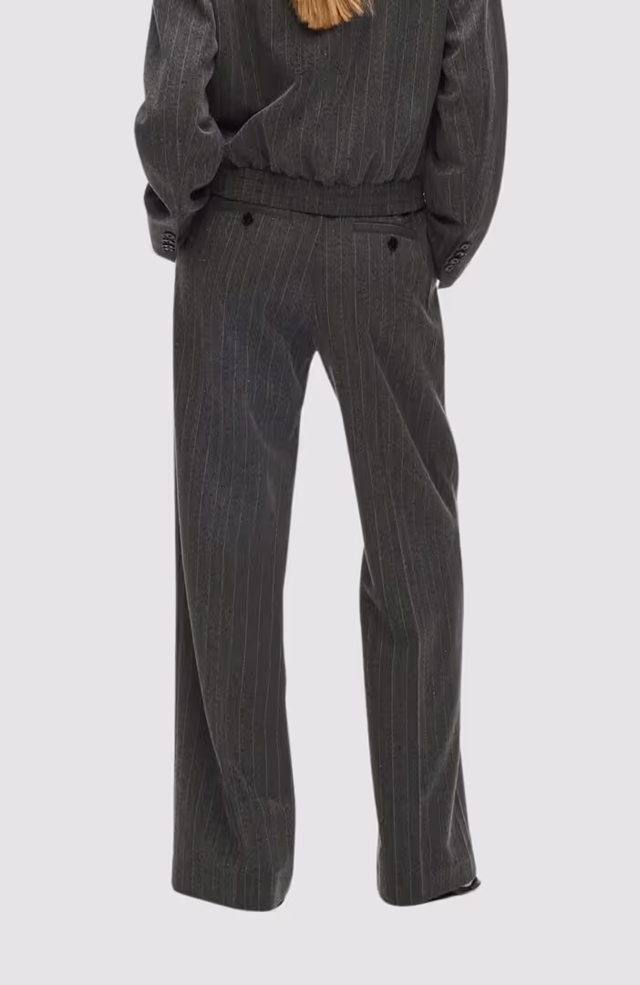 Pinstripe Tailored Pants