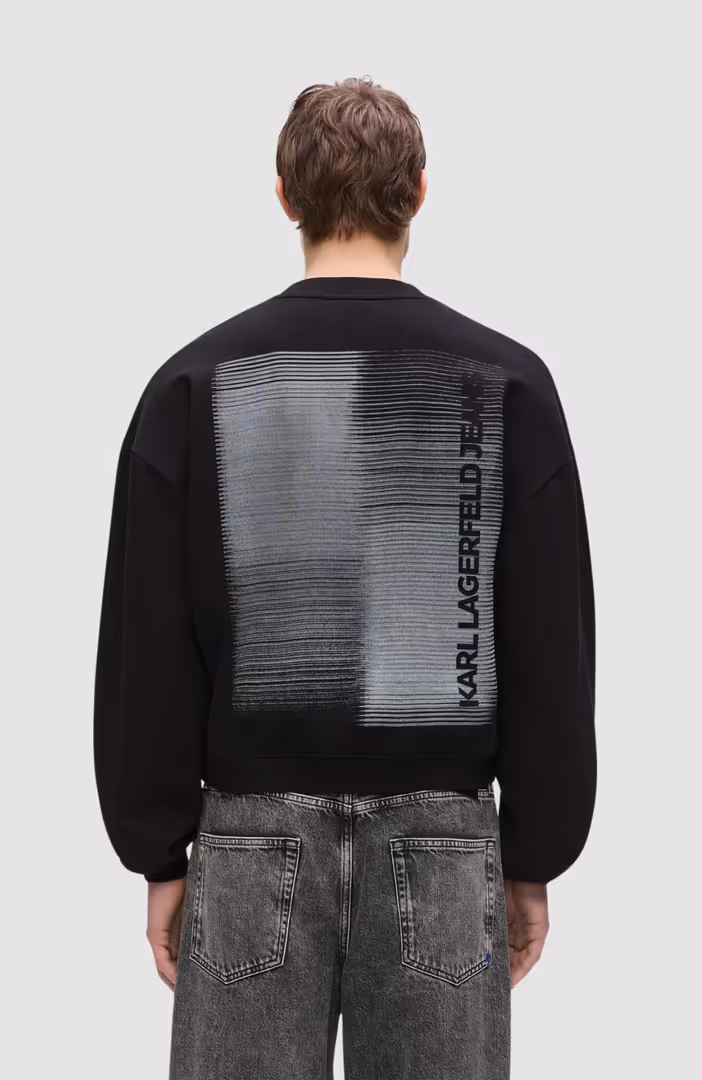 KLJ Boxy Gradient Logo Sweat