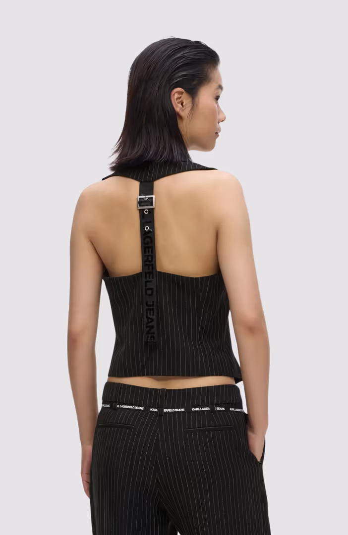 KLJ Pinstripe Waistcoat