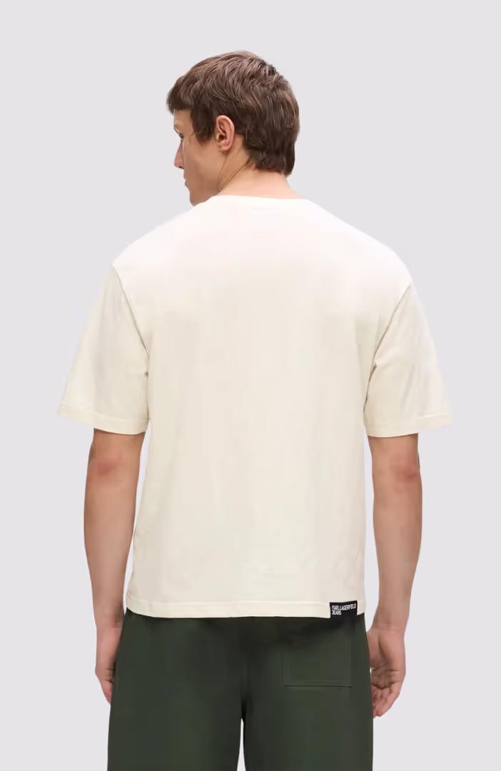 Klj Boxy Distressed Logo Tee