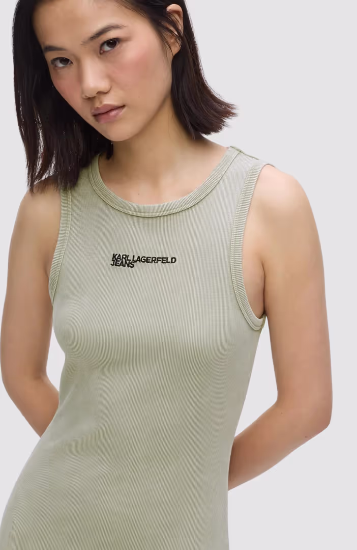 Klj Washed Rib Tank Dress