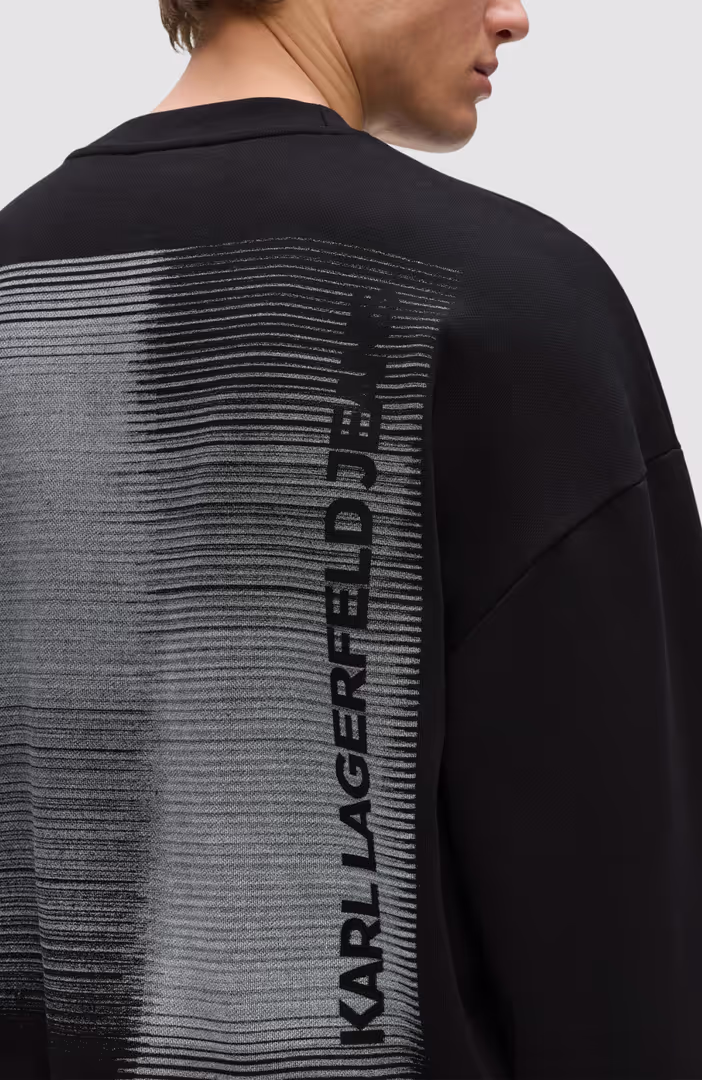 KLJ Boxy Gradient Logo Sweat
