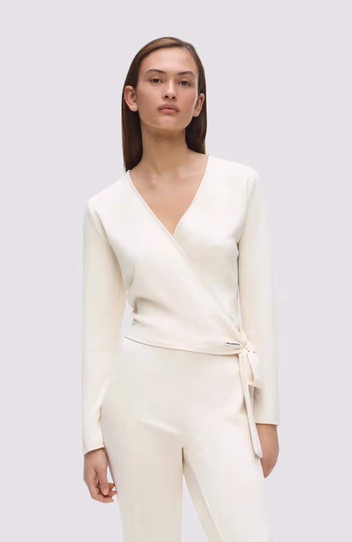 Soft Logo Wrap Top