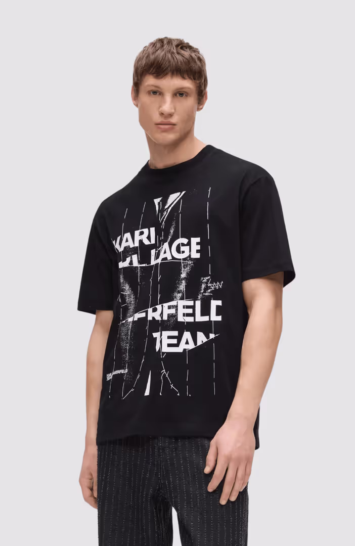 KLJ Relaxed Pinstripe Tee