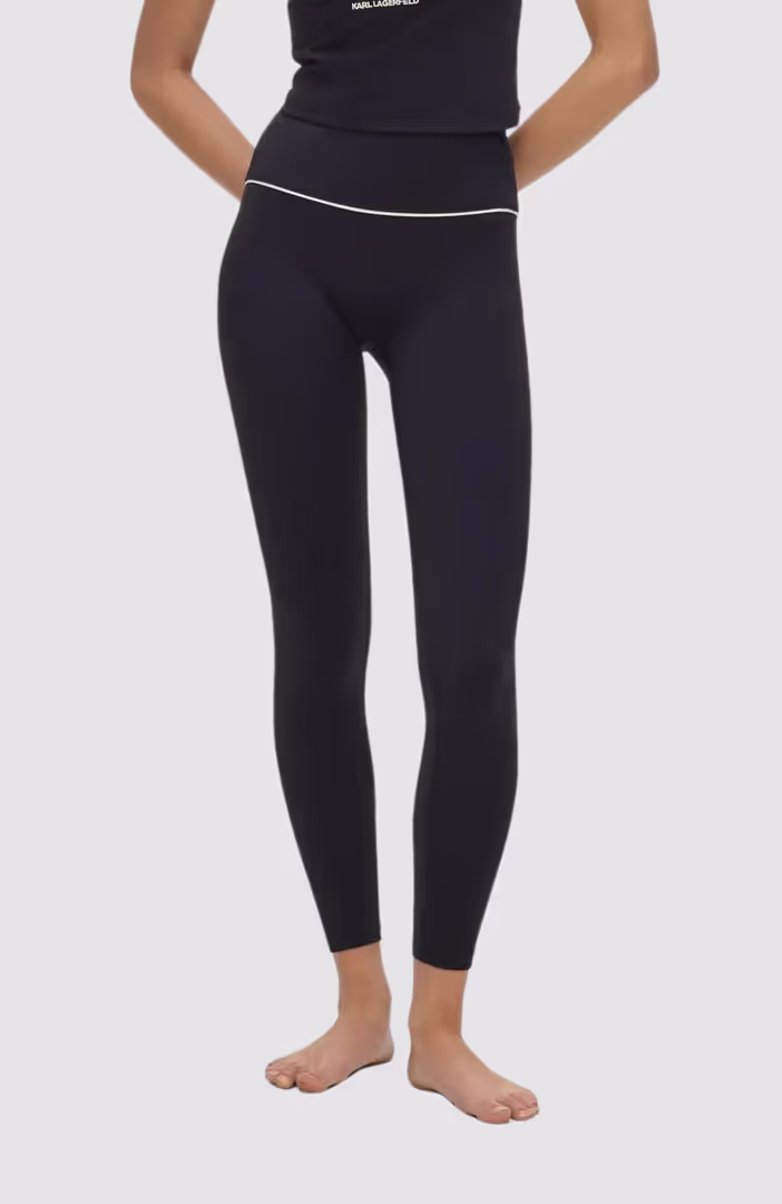 Contrast Piping Leggings