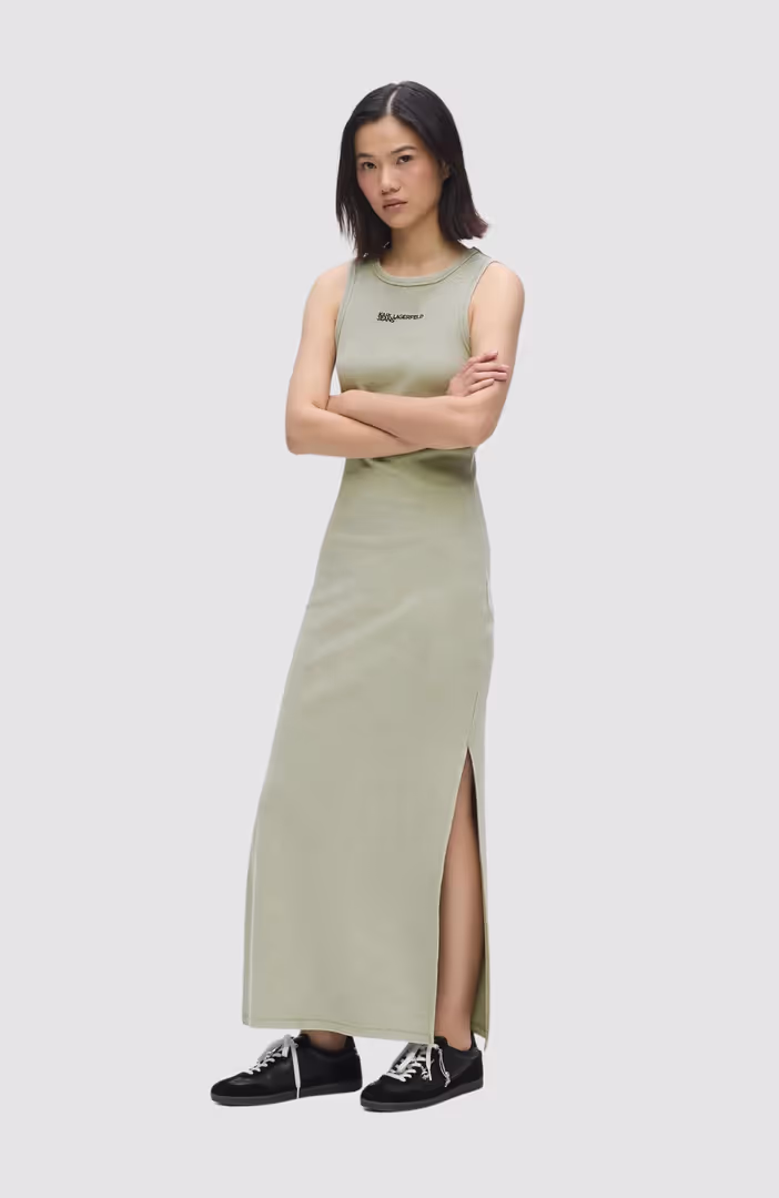 Klj Washed Rib Tank Dress