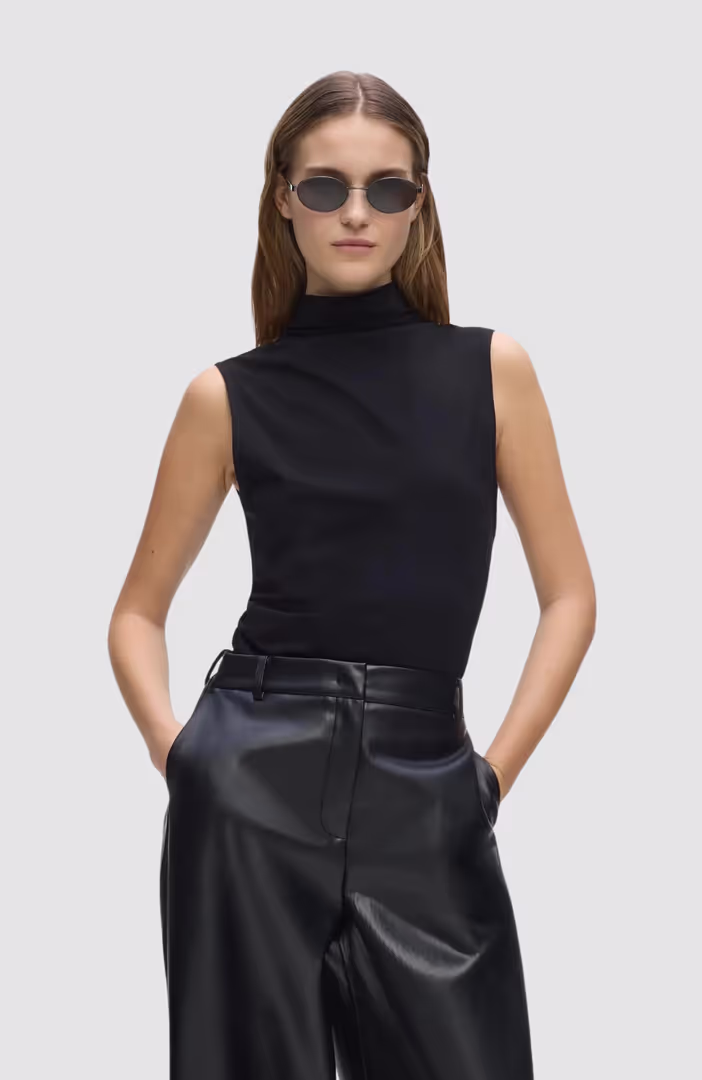 Mock Neck Tank Top