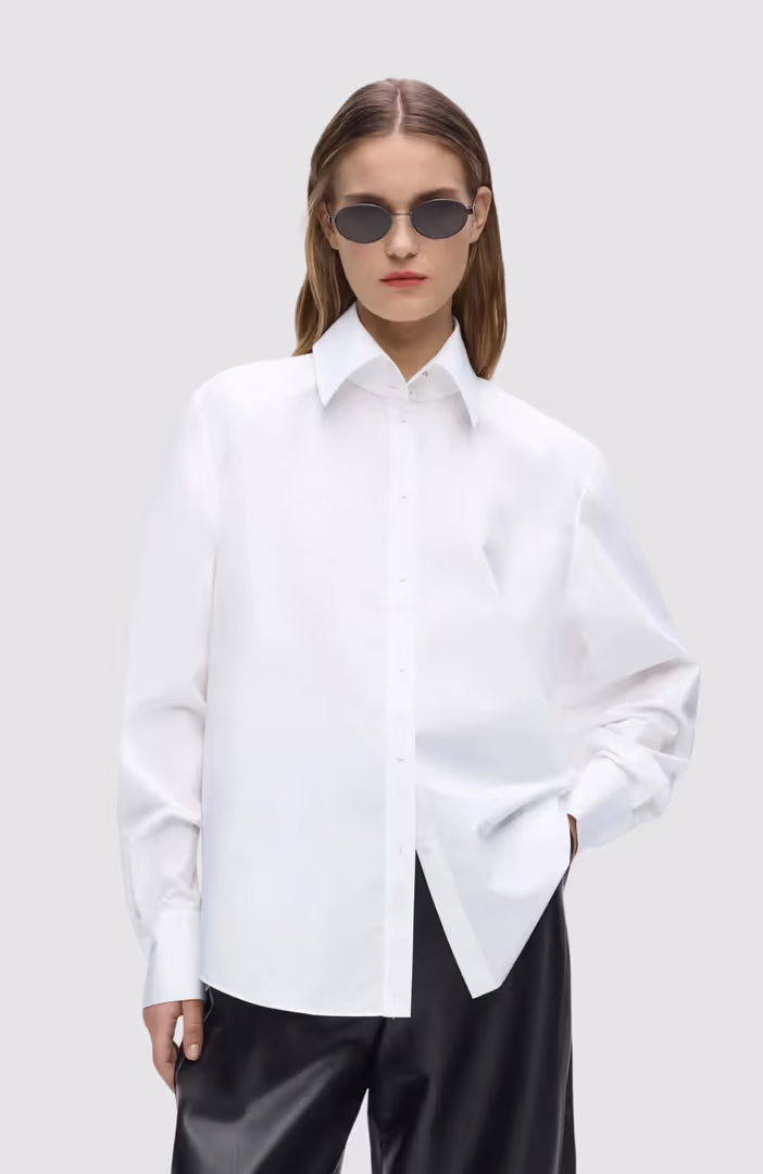 Volume Sleeve Poplin Shirt