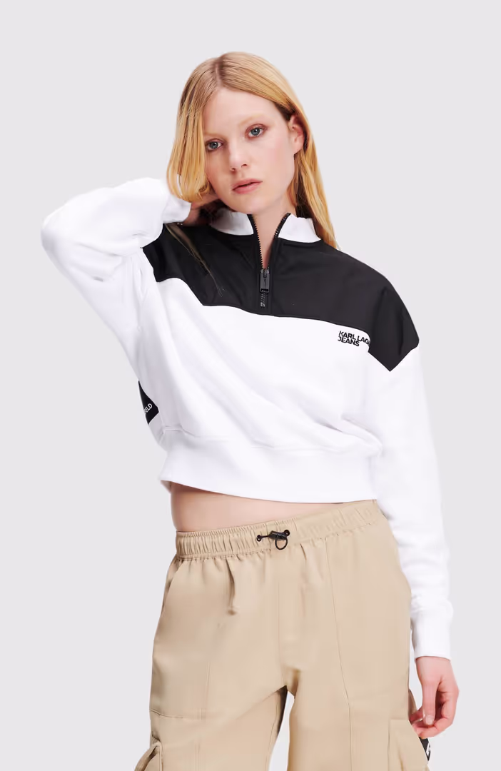 KLJ Boxy Half Zip Sweat
