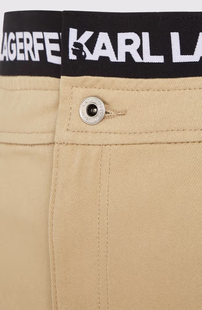 KLJ Logo Pleated Skirt