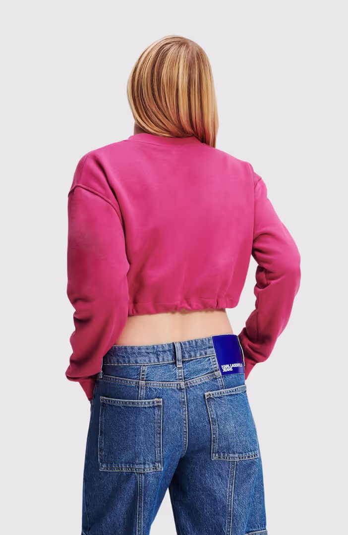 KLJ Relaxed Cropped Sweat