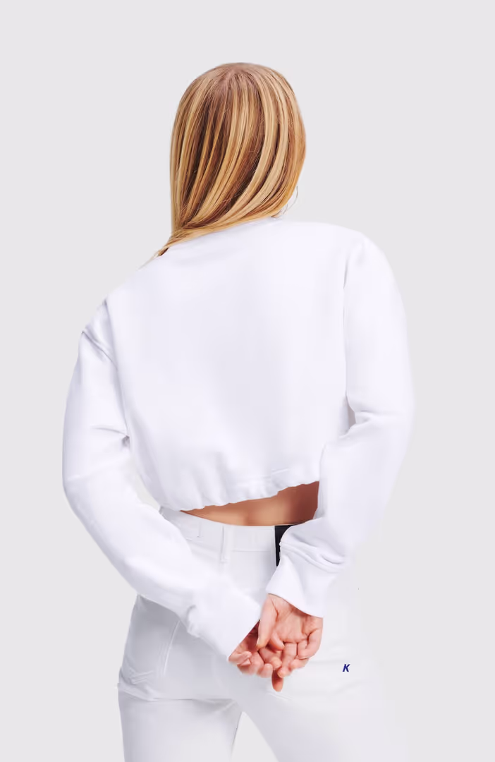 KLJ Relaxed Cropped Sweat