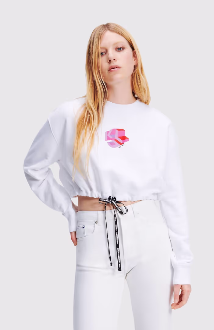 KLJ Relaxed Cropped Sweat