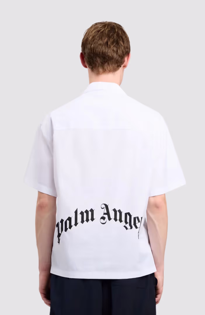 B Curved Logo Bowling Shirt