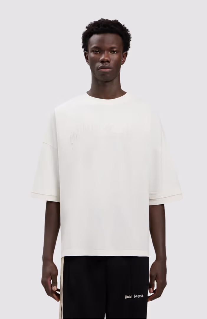 Curved Logo Loose Double Tee
