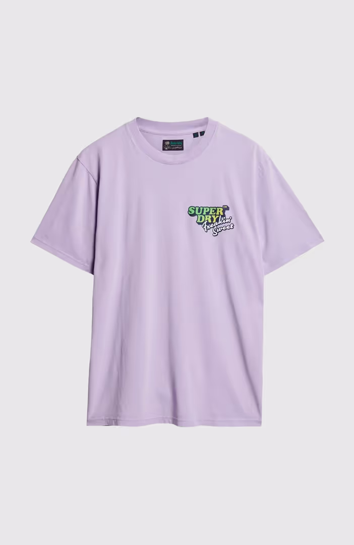 Neon Travel Chest Loose Tee Ub