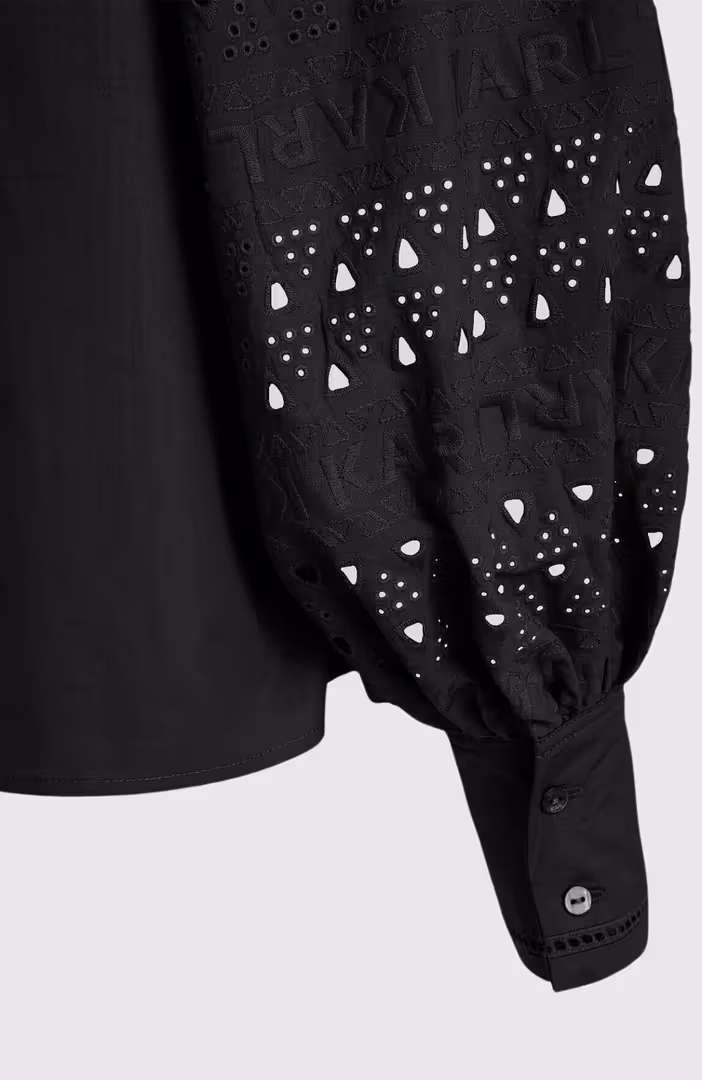 Off Shoulder Embroidery Top