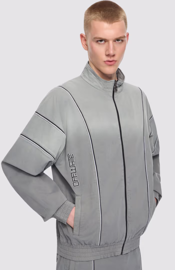 Relaxed Garment Dyed Tracktop
