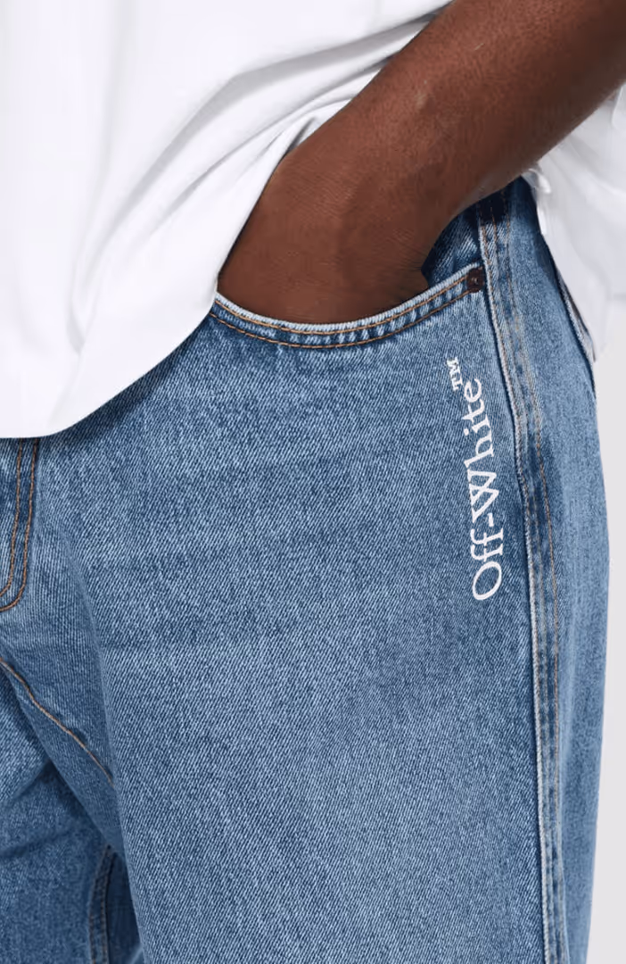 Half Arrow Twisted  Flare Jeans