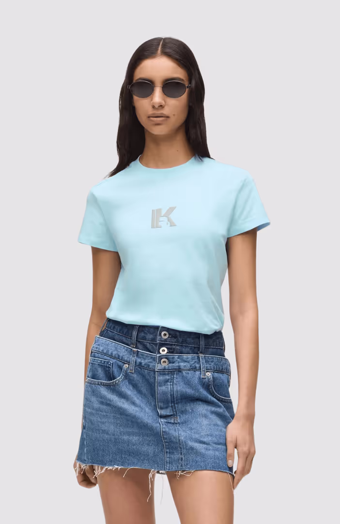 KLJ Slim Ss K Logo Tee