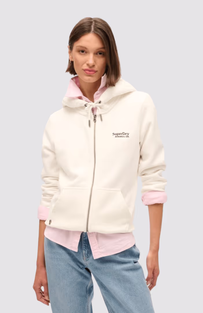 ESSENTIAL LOGO ZIP HOODIE