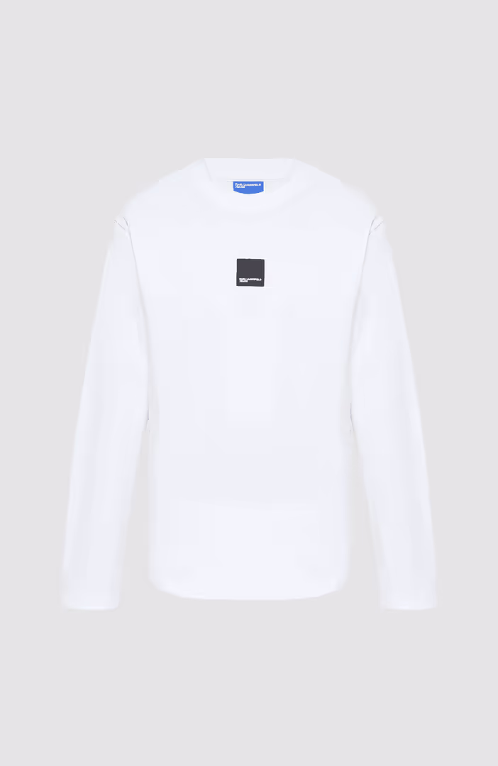Klj Reg Ls Curved Hem Tee