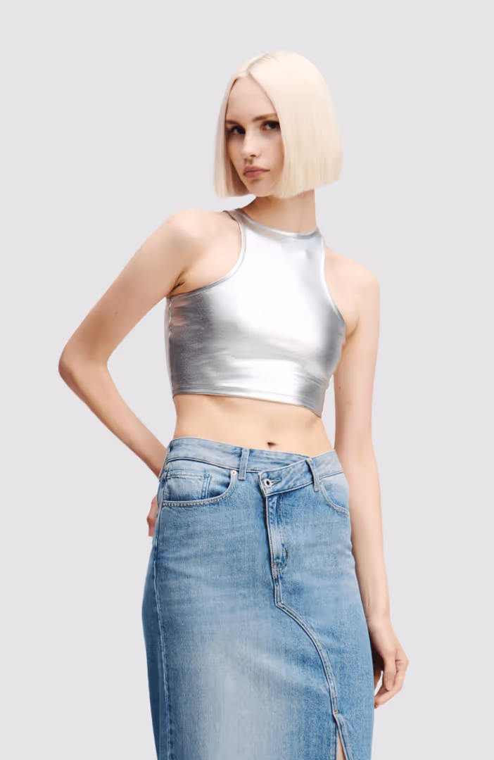 KLJ Metallic Top