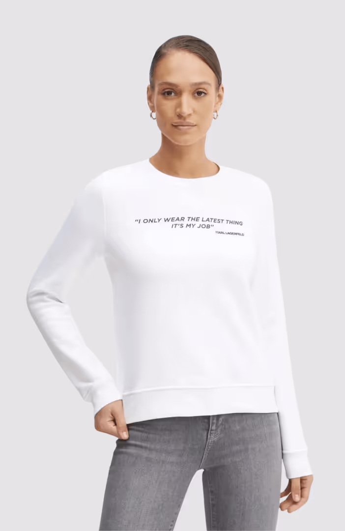 Karl Quote Sweatshirt