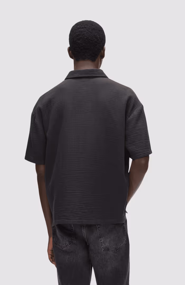 KLJ Ss Crinkled Shirt