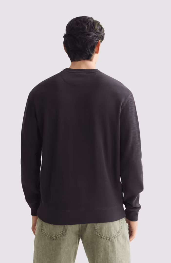 Garmentdyed regularfit sweatshirt