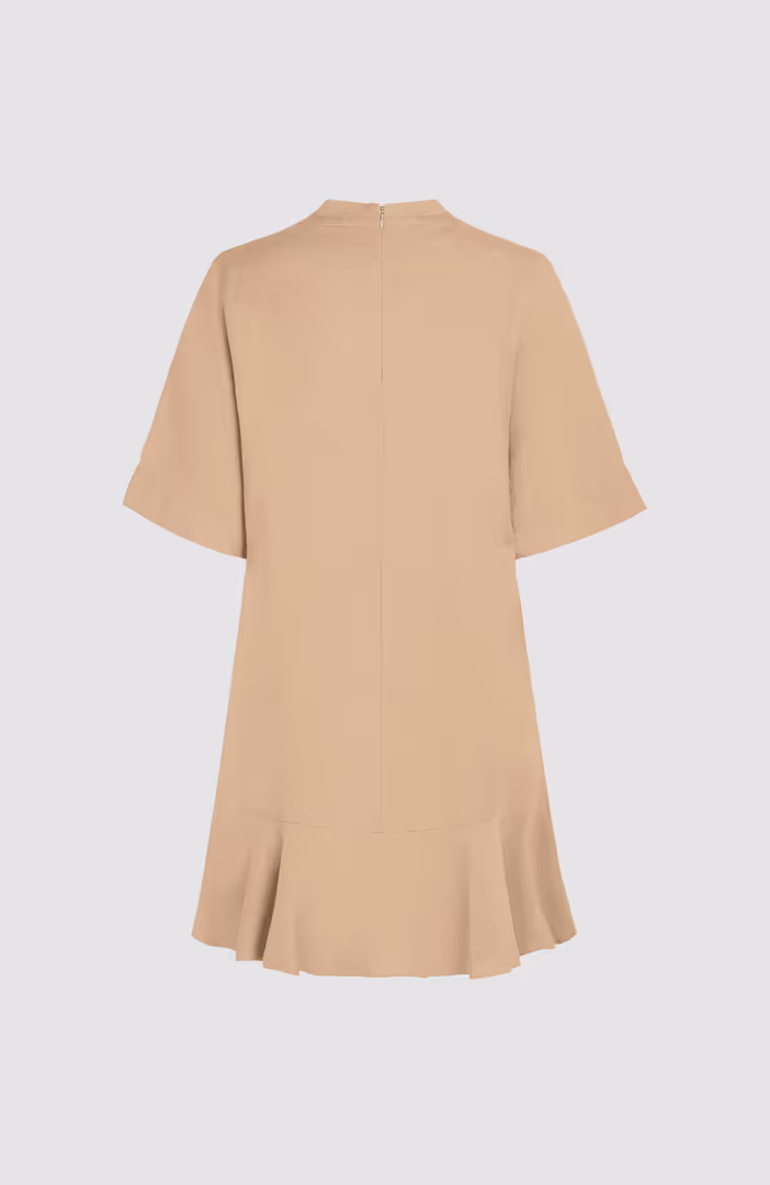 Linen Blend Shift Dress