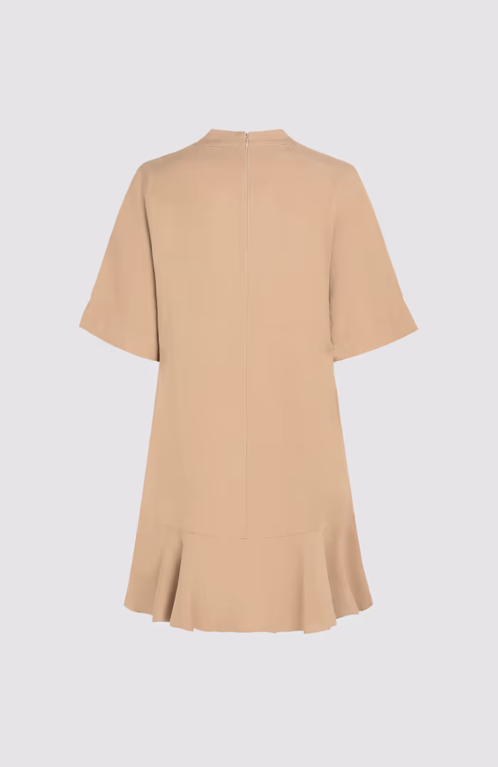 Linen Blend Shift Dress