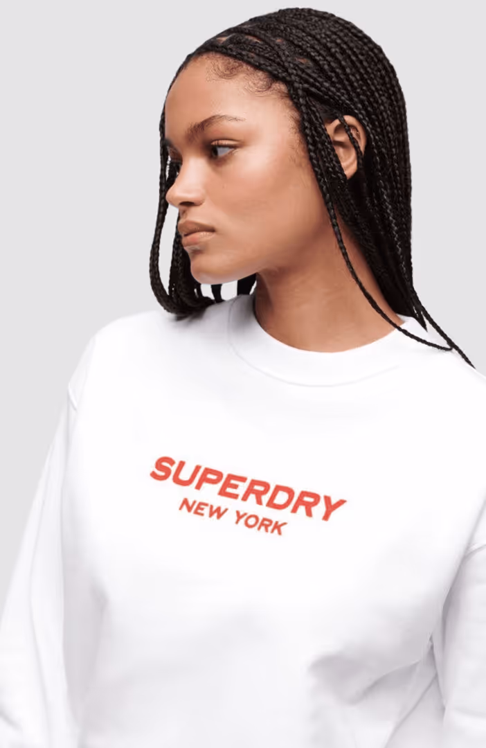 SPORT LUXE LOOSE CREW SWEAT