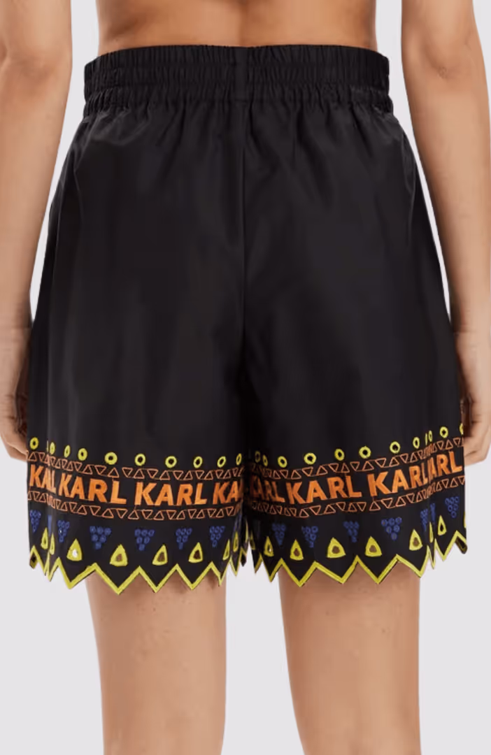 Embroidered Shorts