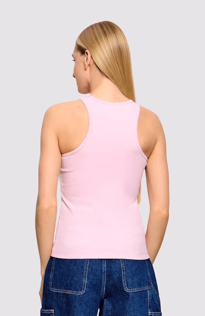 KLJ Ribbed Logo  Tank