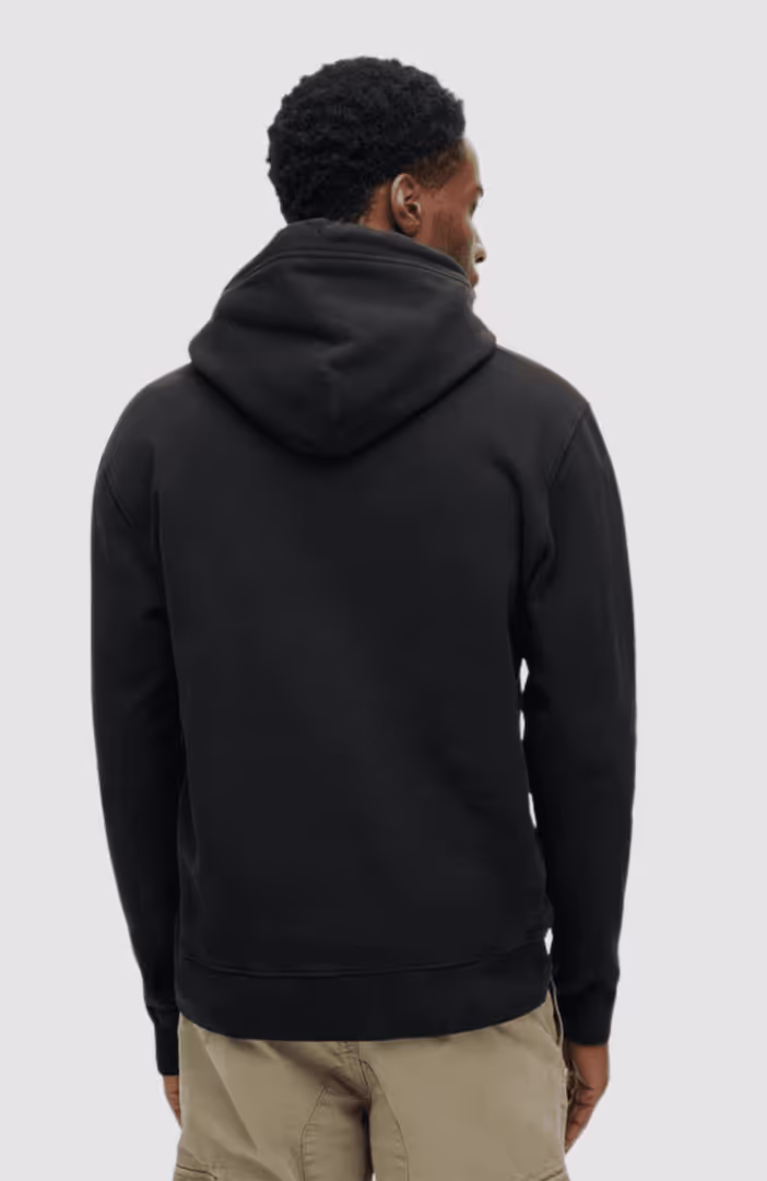 CORE LOGO FADE LOOSE HOOD