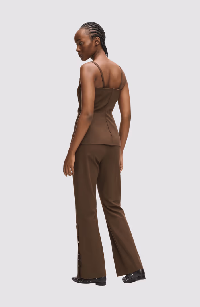 Snap Detail Fashion Pants