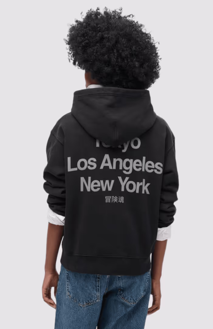 CORE LOGO CITY LOOSE HOOD